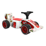 Carrinho Infantil  Menino Menina Rolimã Volante Kart Branco