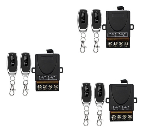 Interruptor De Control Remoto Inalámbrico 3x Ac220v 30a 1 Ca