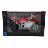 Moto Deportiva Mv Agusta F4 New Ray Escala 1:12 Rojo