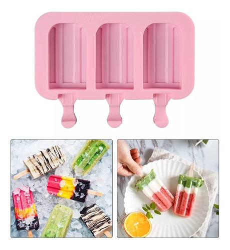 Molde De Silicona Para Paletas Cakesicle Paleta Clásica