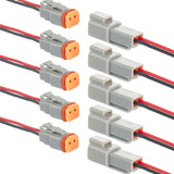 Conector Deutsch Dt De 2 Pines, Conector Eléctrico Imp...