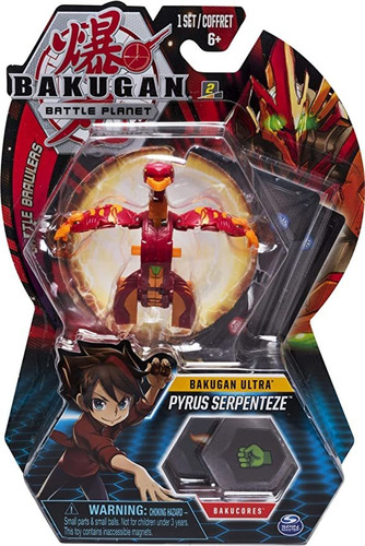 Bakugan Ultra, Pyrus Serpenteze, Figura De Acción Colecciona