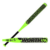 Bat Softbol Worth Maythem Wm23aa Verde Alumino Adulto Color 34x27 Oz 2 1/4