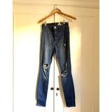 Jean Azul Roto Hollister Original