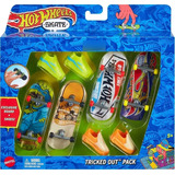 Skate Dedo Hotwheels Pack 4 Fingerboards & Shoes - Hgt84