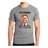 Camiseta Camisa Masculina Presidente Bolsonaro Trump Direita