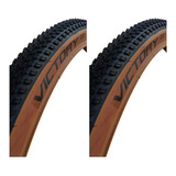 Par Pneus Mtb Chaoyang Victory Skinwall Aro 29x2.10 Marrom