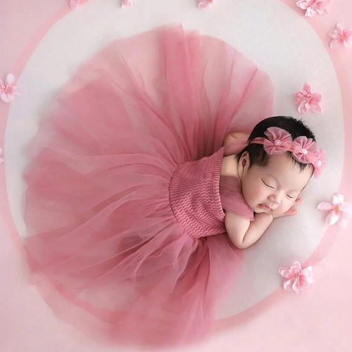 Vestido De Punto Para Bebé De Ylsteed, Trajes De Fotografía
