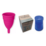 1 Copa Menstrual Fleurity + 1 Vaso Esterilizador Magga Cup