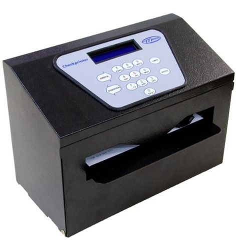 Impressora De Cheques Checkprinter Ii - Menno Bivolt Cor Preto 127/220