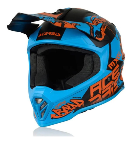 Casco Cross Acerbis Impact Steel Kid Enduro Acreditado Mtt