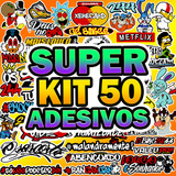 Kit 50 Adesivos Carro Moto Caminhão Bike Grau Variados Frase