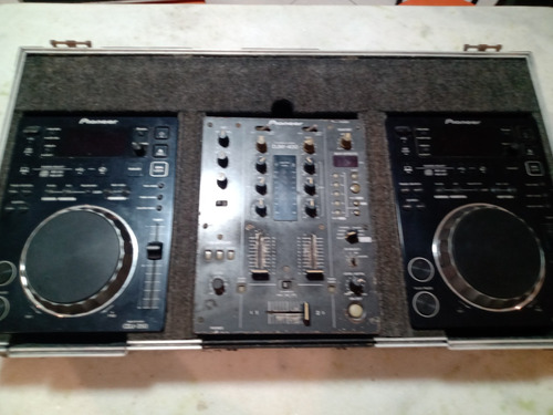 Cdj 350 Pioneer (par) Mixer Djm 400 Case Completa