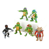 Tortugas Ninja Figuras Colección Set X 6 Muñecos Tmnt