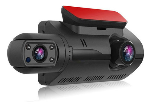 Cámara Dvr De Auto Delantera E Interior De 1080p Lente Doble