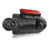 Cámara Dvr De Auto Delantera E Interior De 1080p Lente Doble