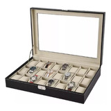 Caja Organizador Relojes Estuche Para Relojes Relojeria 24pc