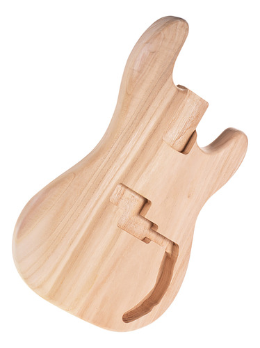 Corpo De Guitarra Elétrica Inacabado Pb-t02 Sycamore Wood Bl