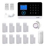 Kit Alarma Wifi Gsm Touch Seguridad Casa Negocio 10 Sensores