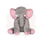 Almofada Elefante Pelúcia Macia Médio Fofo 45cm Decoração