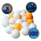 Kit 36 Bola Bolinha Ping Pong Jogo Tênis Mesa Profissional