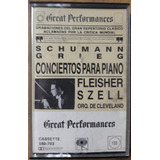 Schumann Grieg Great Performances Orq. Cleveland Casete 1988