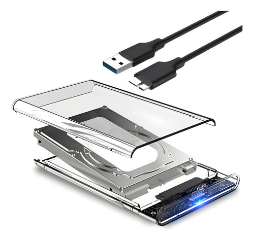 Case Slim Hd Ssd Adaptador Usb 3.0 Sata3 Externo 6gbps