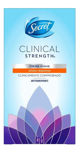 Desodorante Secret Clinical Strength Stress Response 45g