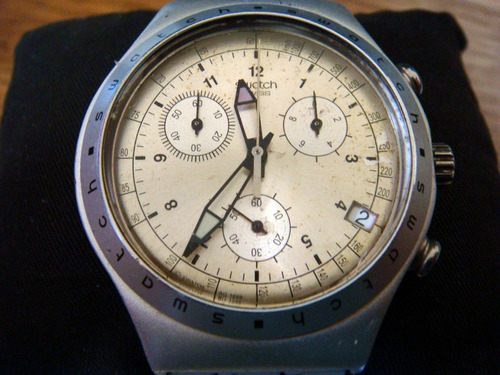 Reloj Swatch Irony Aluminium Chronometer Swiss Made