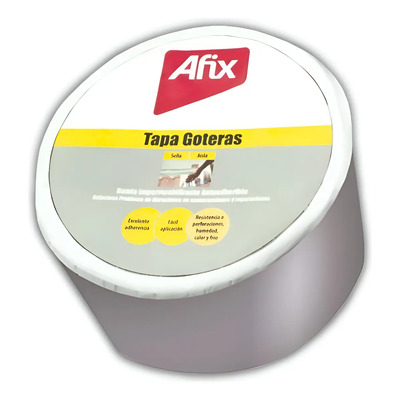 Cinta Impermeabilizante, Tapa Goteras Afix, Rollo 10cm X 10m | Envío gratis