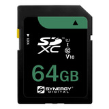 Tarjeta Memoria Synergy Digital 64 Gb, Sdxc Uhs-i, Con Kodak