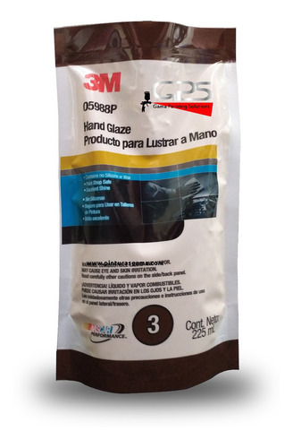 Handglaze Paso 3 - 3m Cera Para Lustrar A Mano 225ml 5988