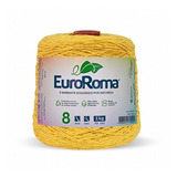 Barbante Colorido Euroroma 1 Kilo Fio N° 8 Crochê E Tricô