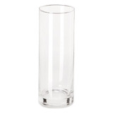Vaso Em Vidro Transparente 25x9cm