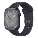 Apple Watch Series 8 De 41 Mm, Color De La Carcasa: Negro, Color De La Correa: Negro, Color Del Bisel: Negro, Diseño De La Correa: Liso