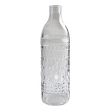 Botella Acrilico Flor De Lis Estilo Retro 25,5 Cms