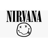 Vinil Sticker Calcomania Auto Logo Nirvana Bandas Rock