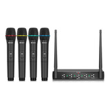 Sistema De Microfono Inalambrico Debra Audio Pro Uhf De 4...