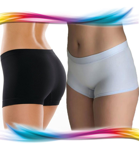 Pack 3 Boxer Mini Short Mujer Oferta Lencería Femenina