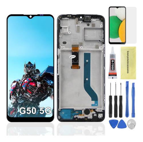 Pantalla Lcd Para Moto G50 5g Xt2149-1 Con Marco Original