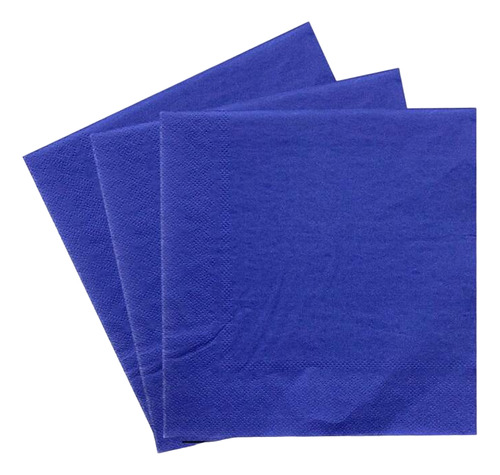 Servilletas Desechables Pack 16 Unids Para Evento Color Azul