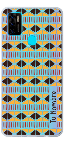 Funda Para Zte Étnico Tribal Abstracto Nombre