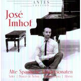 Sonatas Para Piano Español Antiguo De Jose Imhof Cd
