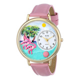 Reloj Flamingo 3d | Oro O Plata Grande O Pequeño | Nov...