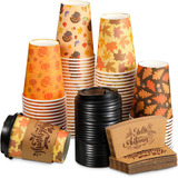 Vasos De Café Desechables De Papel  Paquete De 100 De 12 Oz