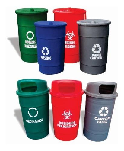 Caneca Plastica Ecologica De 55 Galones