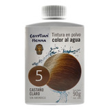 Egyptian Henna Al Agua X 90 G Tono 5 - Castaño Claro