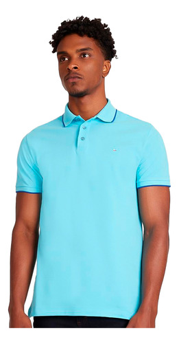 Camisa Polo Aramis Classic Ve24 Azul Claro Masculino