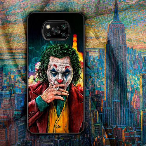 Funda Tpu Para Xiaomi Redmi Poco Joker Smoker Batman Art
