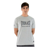 Camiseta Everlast Hombre Ev73nbm895 Gris